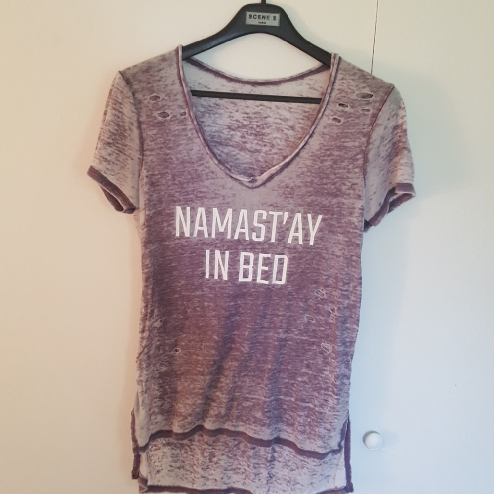 Purple Distressed T-Shirt